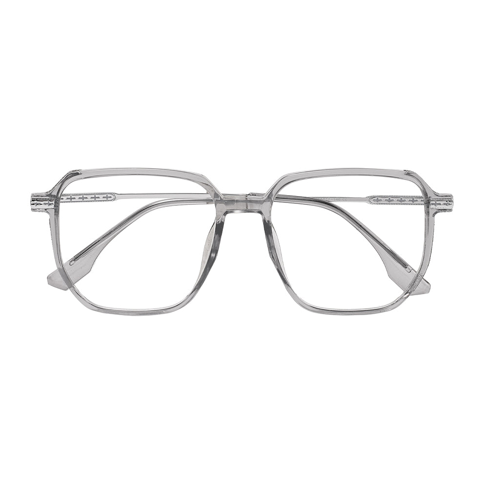 Romola Eyeglasses in Grey & Silver