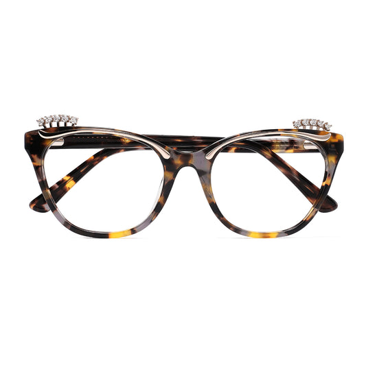 Joleen Eyeglasses in Warm Tortoise