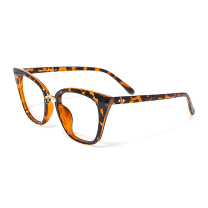 Fara Eyeglasses in Yellow Tortoise