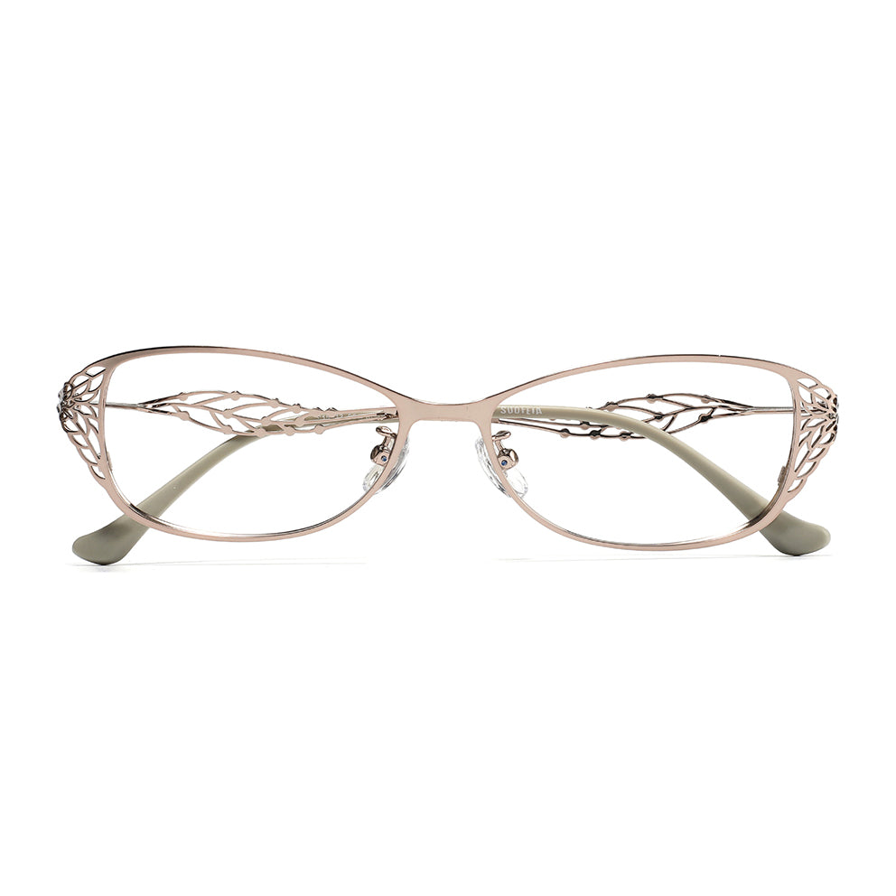 Leaf Eyeglasses in Gold