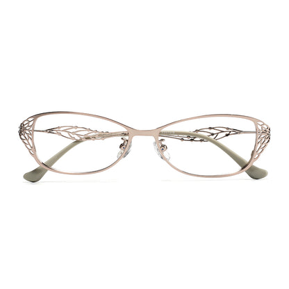 Leaf Eyeglasses in Gold