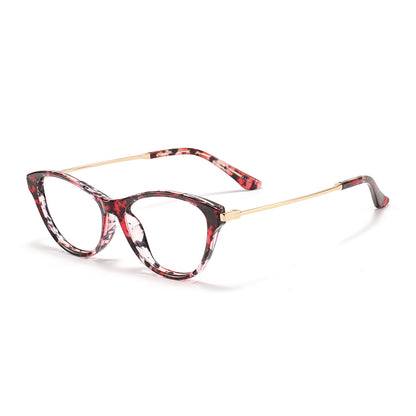 Yilia Eyeglasses in Red Tortoise