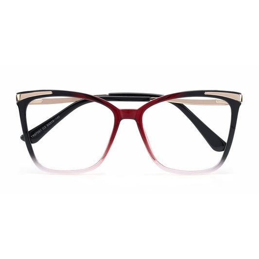 Sine Eyeglasses in Black & Red