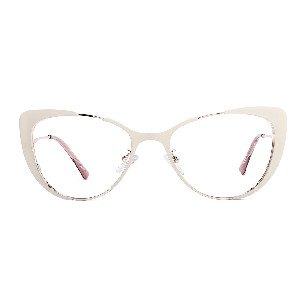 Rieko Eyeglasses in Cream