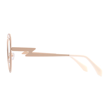 Shayla Eyeglasses in Champagne & White