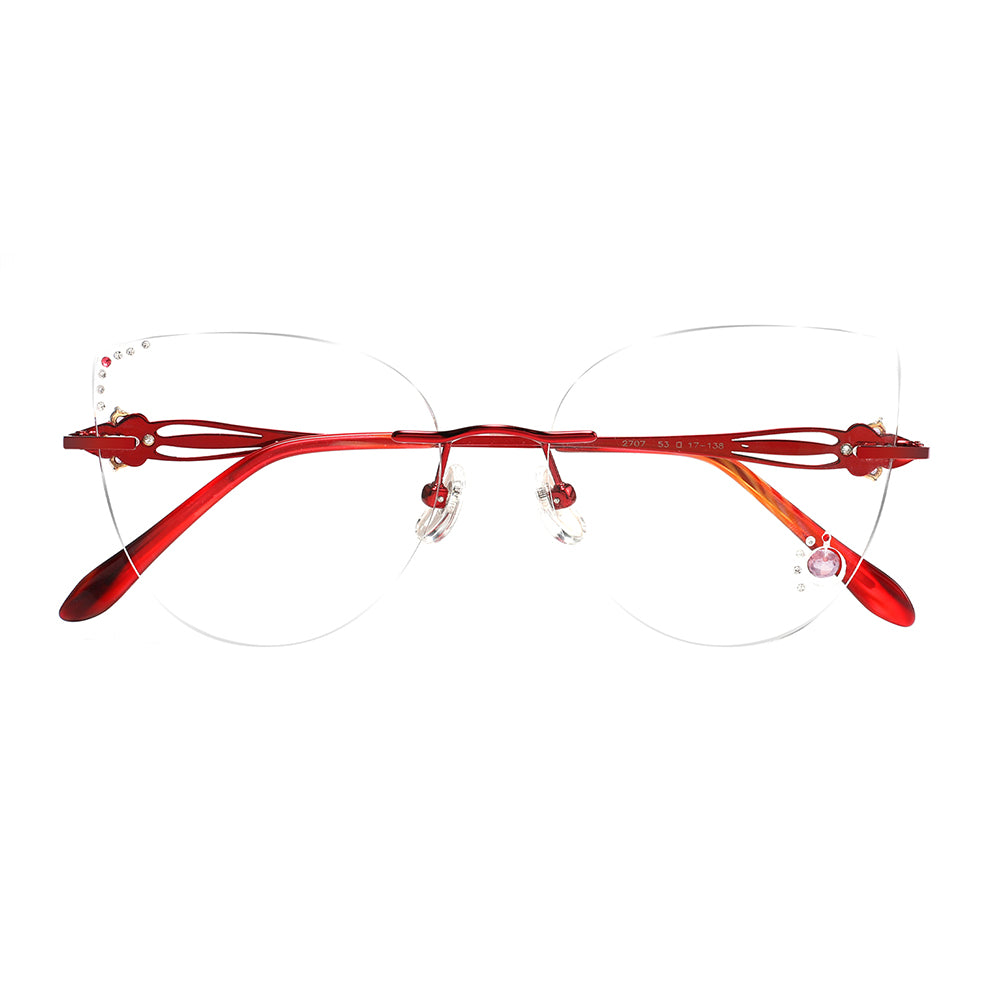 Suki Eyeglasses in Red