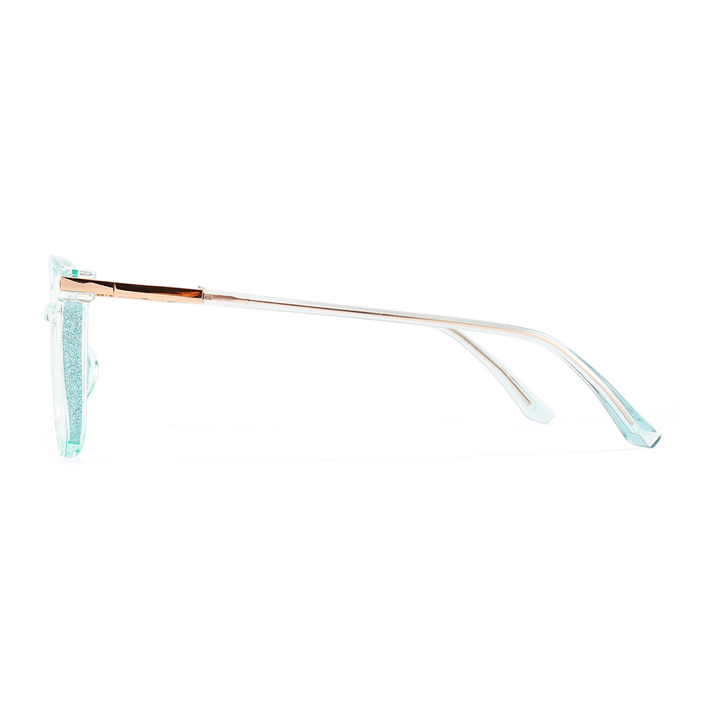 Aysun Eyeglasses in Clear Blue