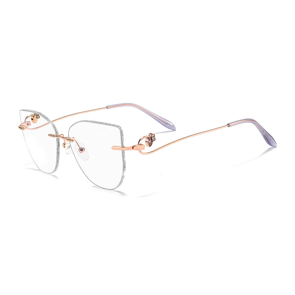 Pari Eyeglasses in Rose Gold & Silver