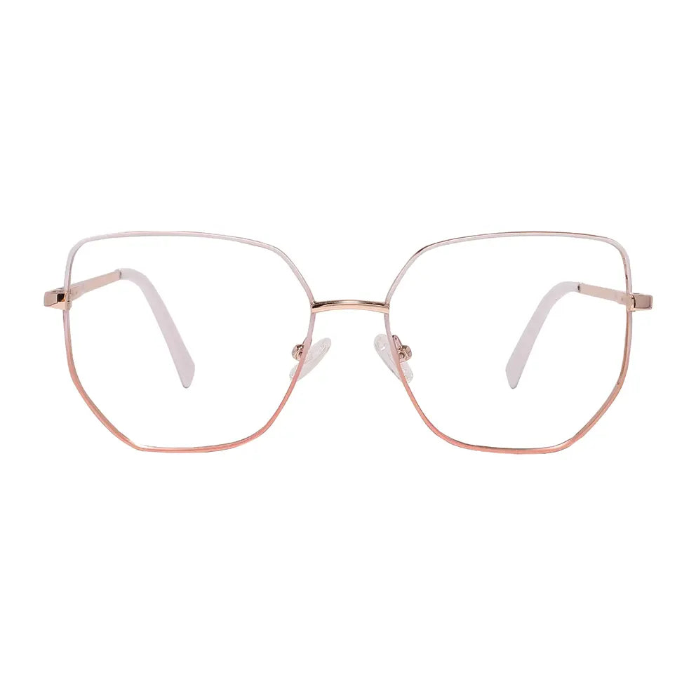 Tinny Eyeglasses in White & Pink