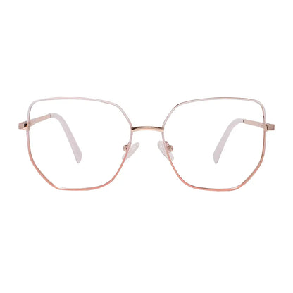 Tinny Eyeglasses in White & Pink