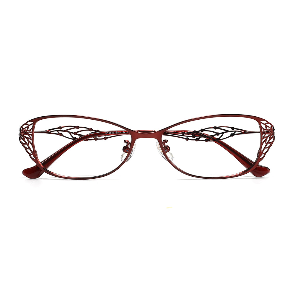 Leaf Eyeglasses in Red