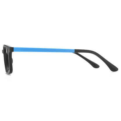 Avery Eyeglasses in Black & Blue