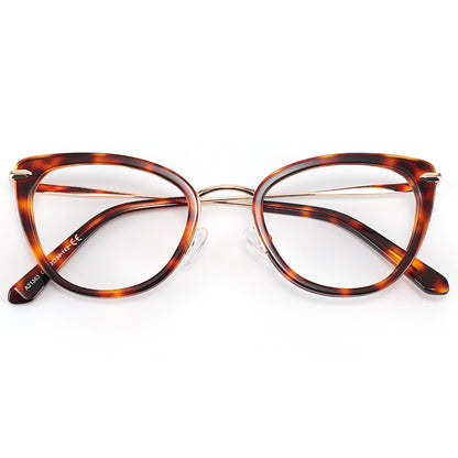 Flossie Eyeglasses in Warm Tortoise