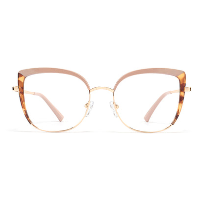 Falisha Eyeglasses in Pink & Warm Tortoise