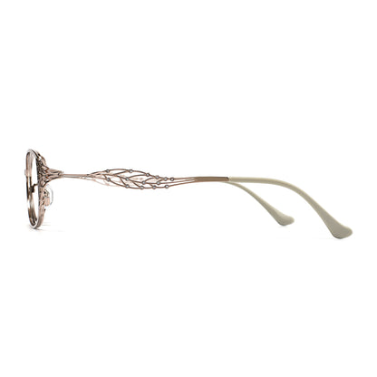 Leaf Eyeglasses in Gold