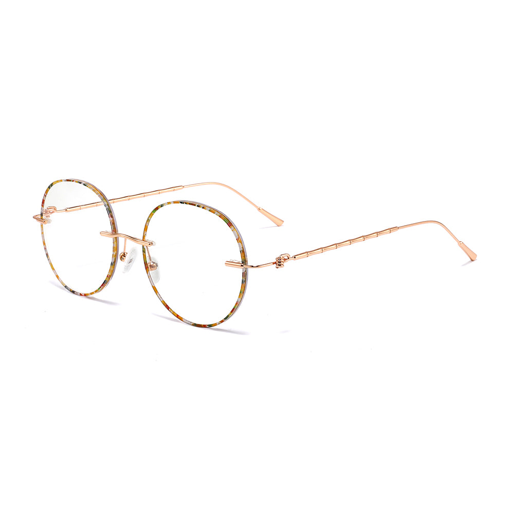 Gillian Eyeglasses in Yellow Floral