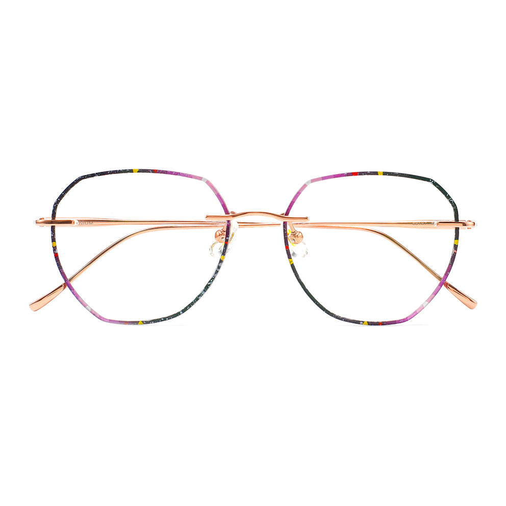 Lysa Eyeglasses in Purple Floral