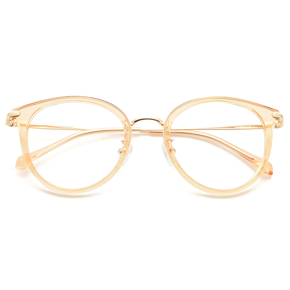 Mona Eyeglasses in Champagne