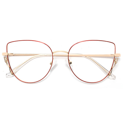 Hailey Eyeglasses in Red