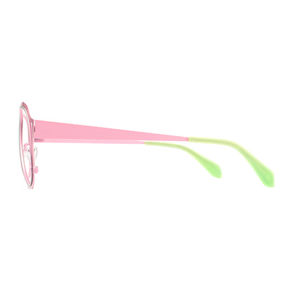 Karlie Eyeglasses in Pink & Green