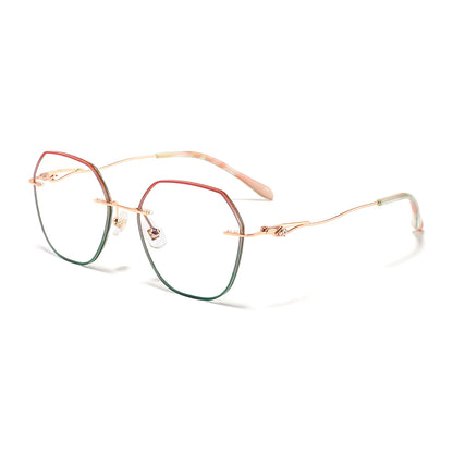 Kila Eyeglasses in Pink & Green