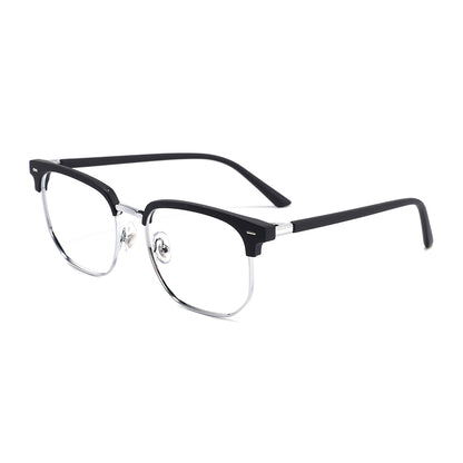 Aviva Eyeglasses in Black & Silver