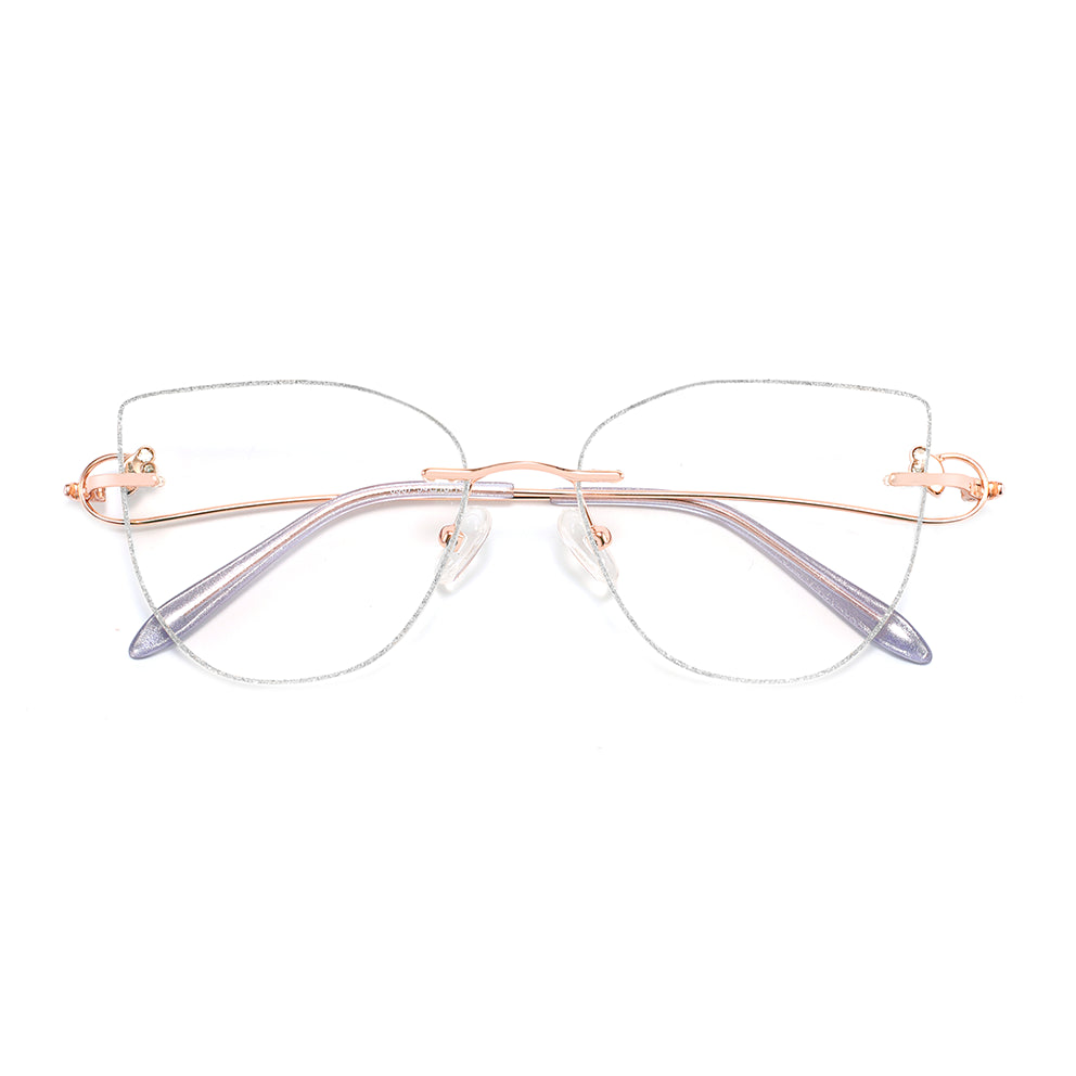 Pari Eyeglasses in Rose Gold & Silver