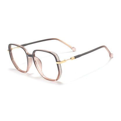 Gerda Eyeglasses in Grey & Champagne