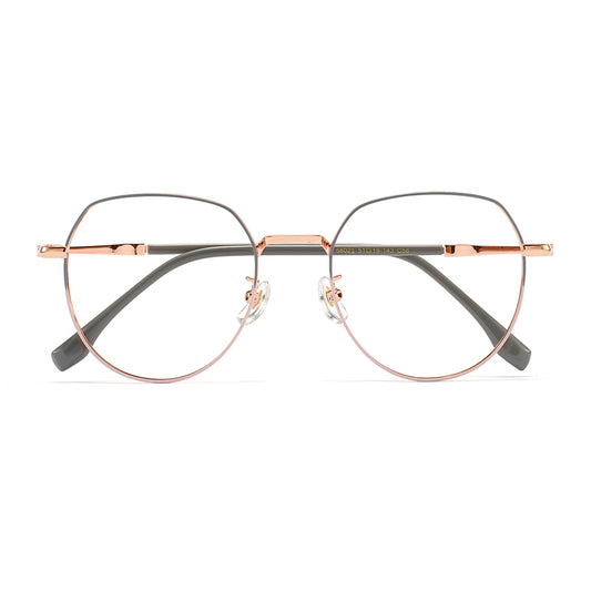 Barbara Eyeglasses in Grey & Pink