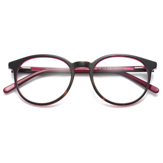 Kelly Eyeglasses in Black & Red