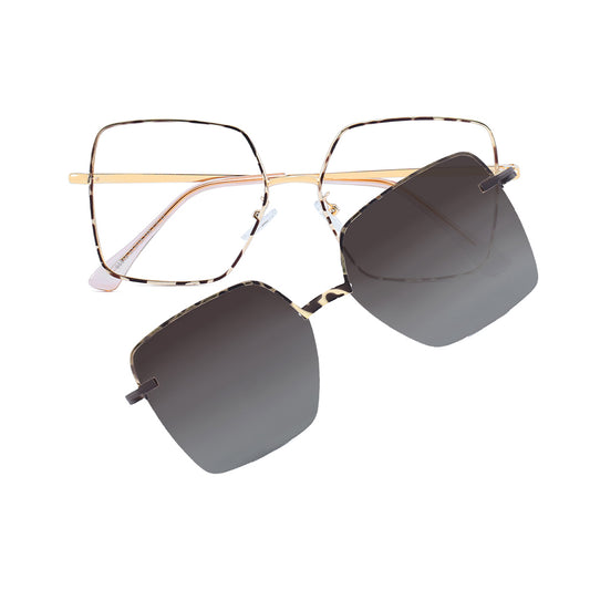 Alona Eyeglasses in Warm Tortoise & Gold