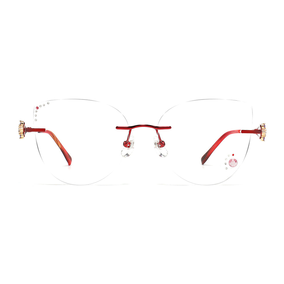 Suki Eyeglasses in Red