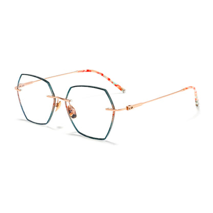 Anaya Eyeglasses in Blue Floral