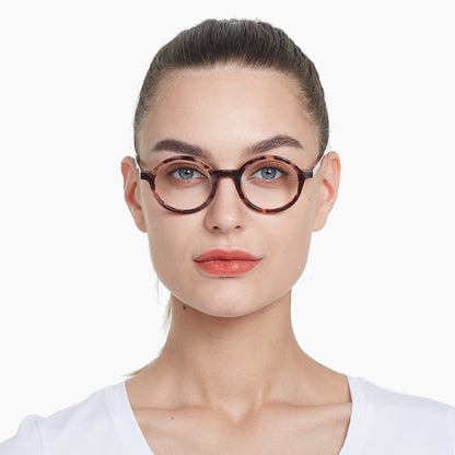 Agatha Eyeglasses in Brown