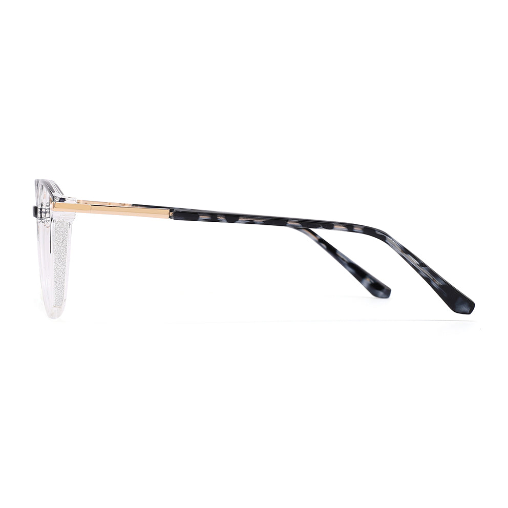 Darleen Eyeglasses in Black Tortoise & Clear