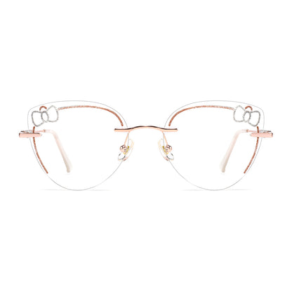 Jeyne Eyeglasses in Rose Gold & Silver