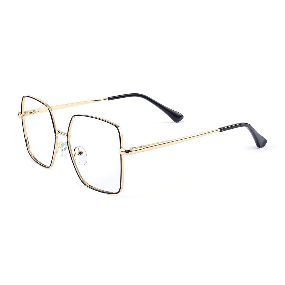 Alona Eyeglasses in Black & Gold