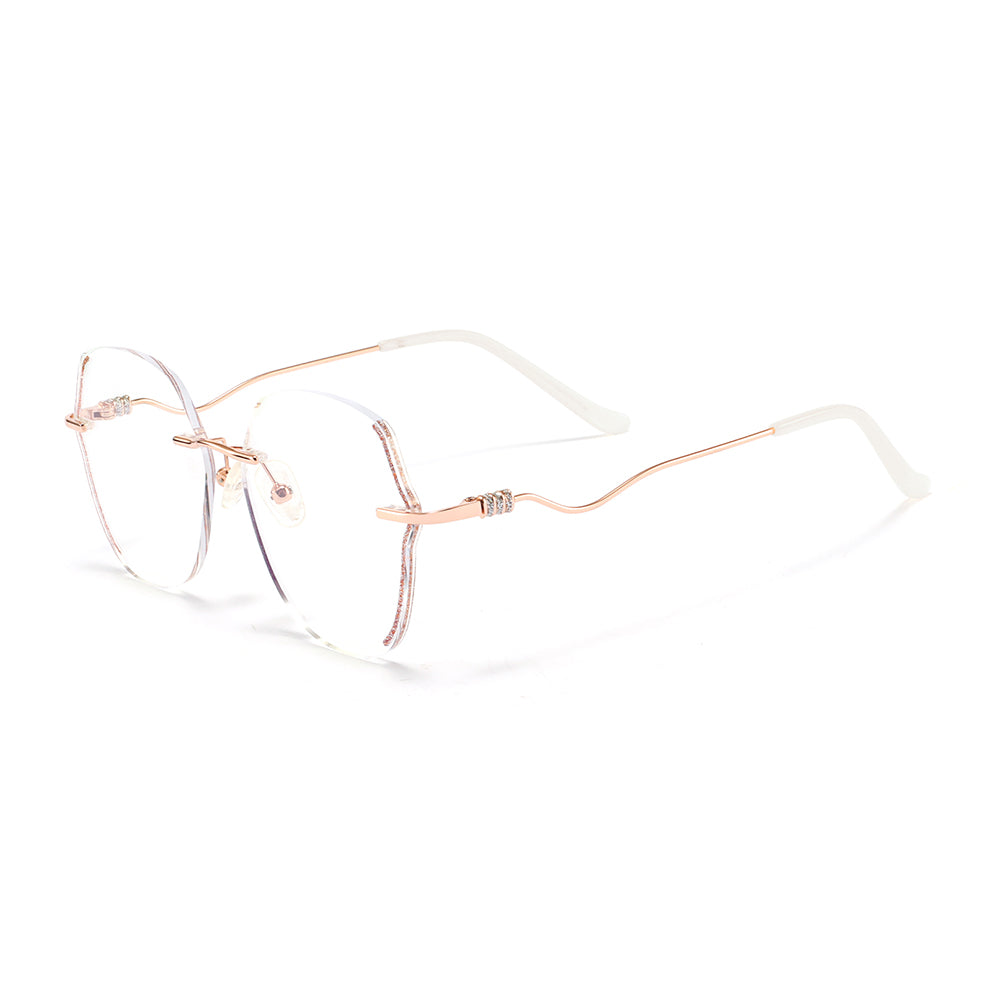 Twinkle Eyeglasses in Rose Gold