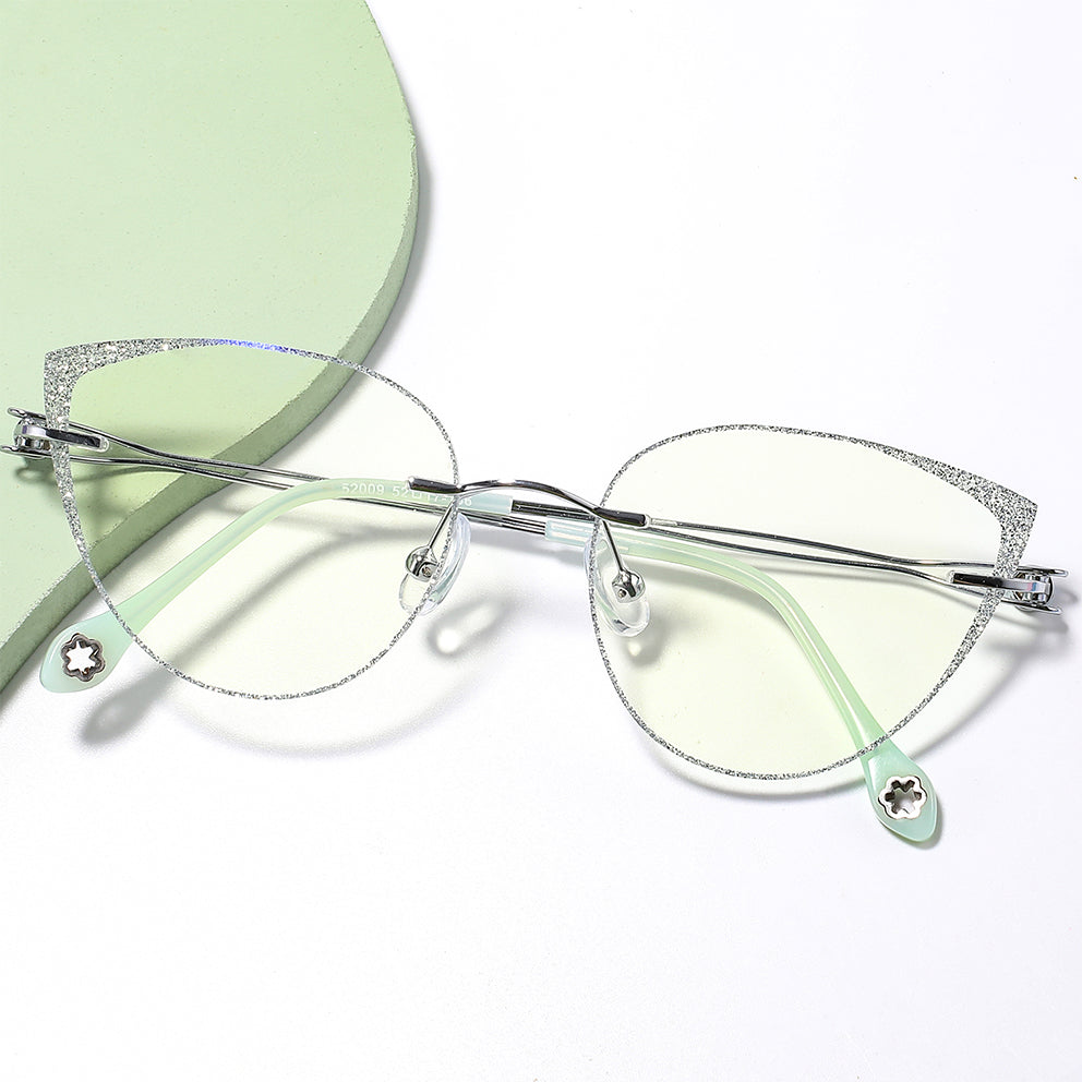 Issa Eyeglasses in Silver