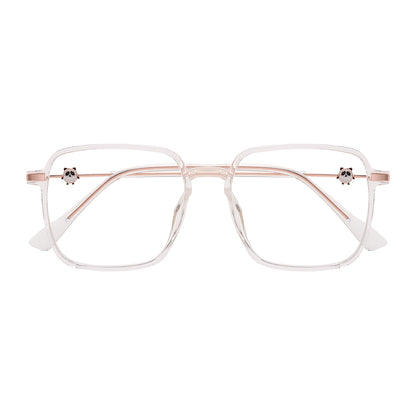 Melina Eyeglasses in Clear & Rose Gold