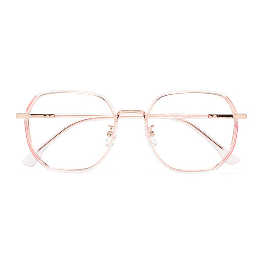 Love Eyeglasses in Clear Pink