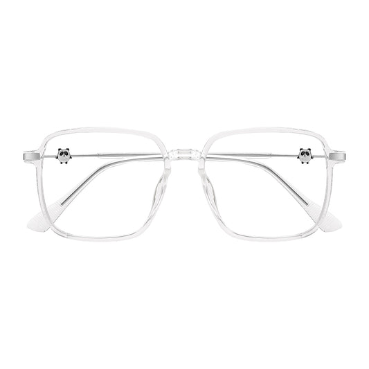 Melina Eyeglasses in Clear & Silver