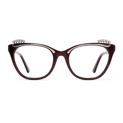 Joleen Eyeglasses in Burgundy