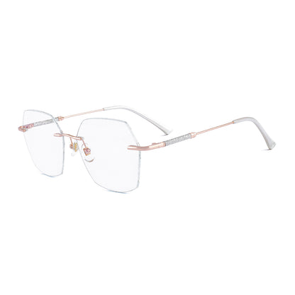 Rey Eyeglasses in Rose Gold & Silver