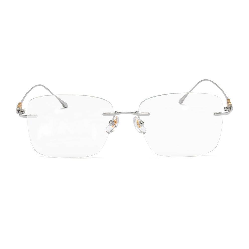 Mike Eyeglasses in Silver