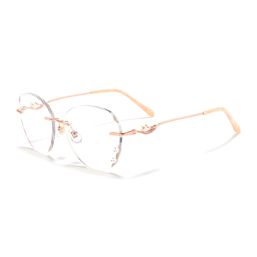 Margarite Eyeglasses in Rose Gold