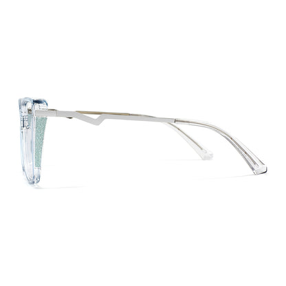 Yedda Eyeglasses in Clear Blue