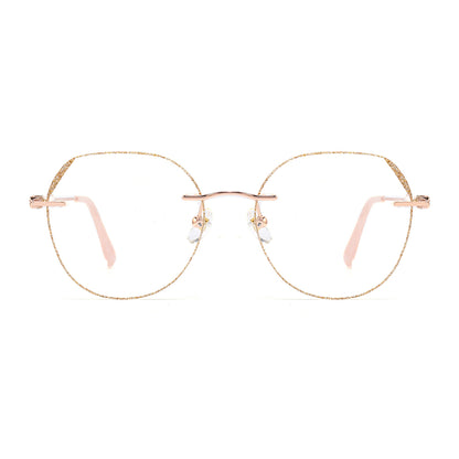 Fauna Eyeglasses in Rose Gold & Gold