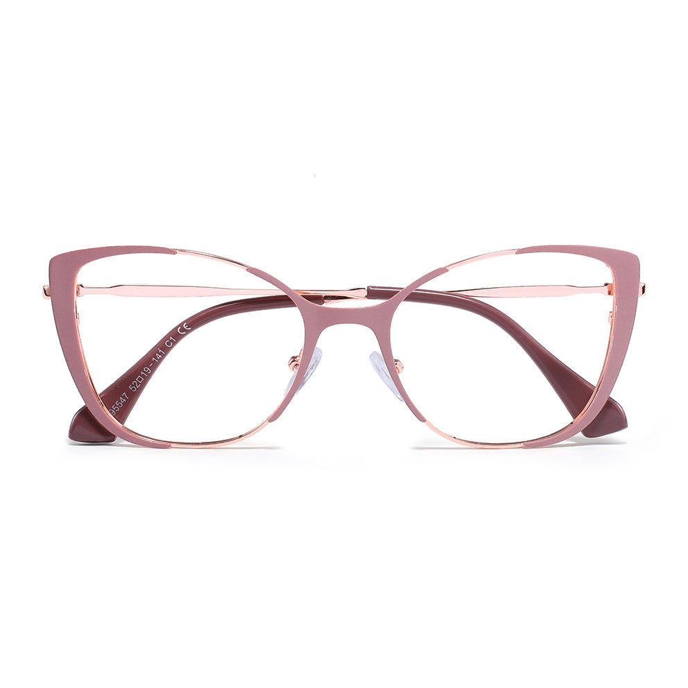 Rian Eyeglasses in Carmine