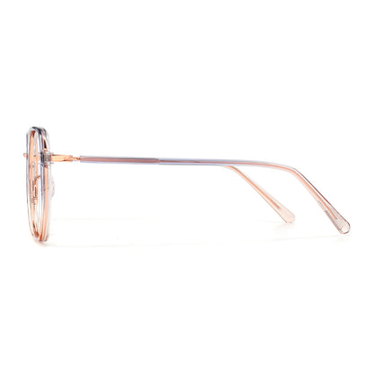 Liisi Eyeglasses in Blue & Champagne